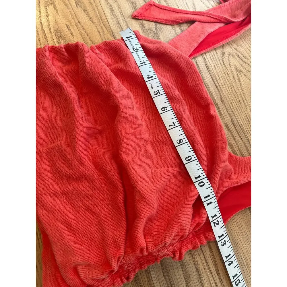 Free People Boulevard Tie Strap Tank in Guava Berry